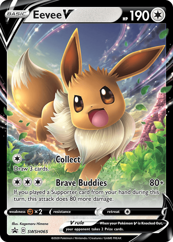 Eevee V: SWSH Black Star Promos