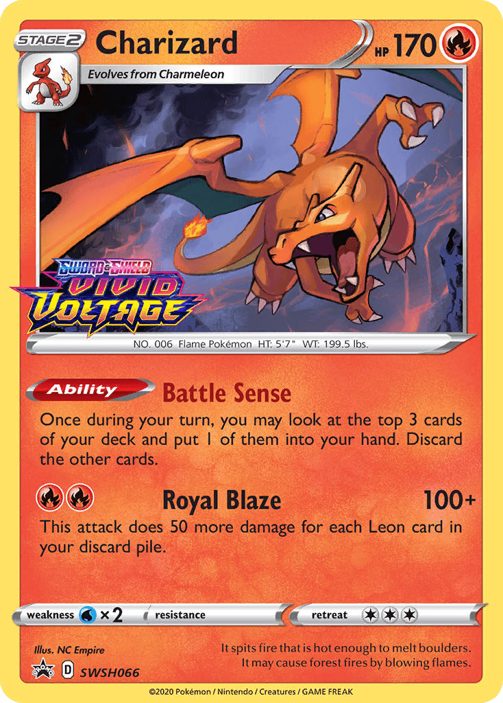 Charizard: SWSH Black Star Promos