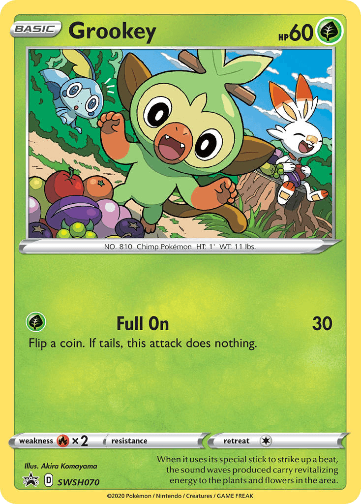 Grookey: SWSH Black Star Promos