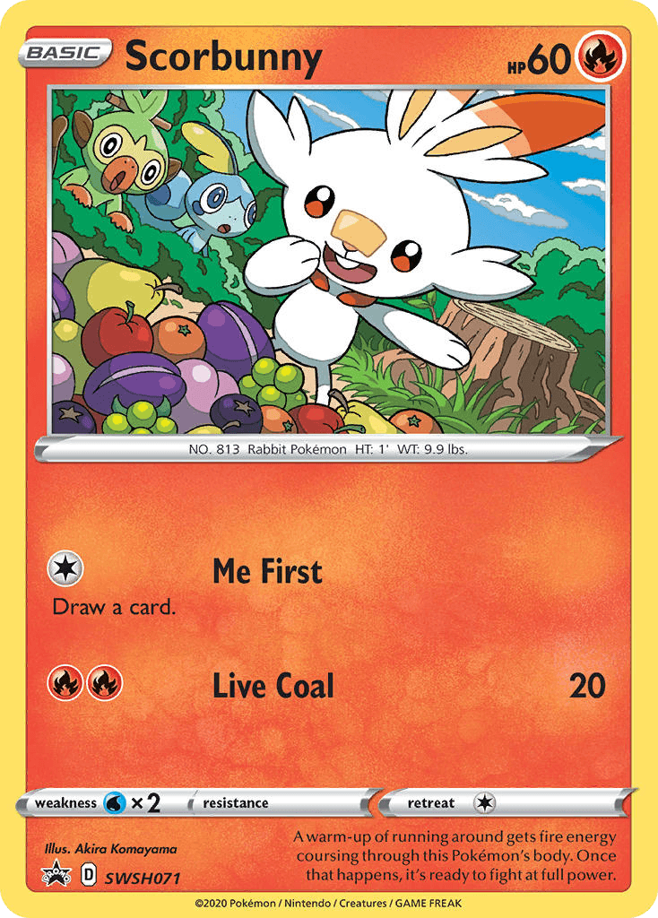 Scorbunny: SWSH Black Star Promos