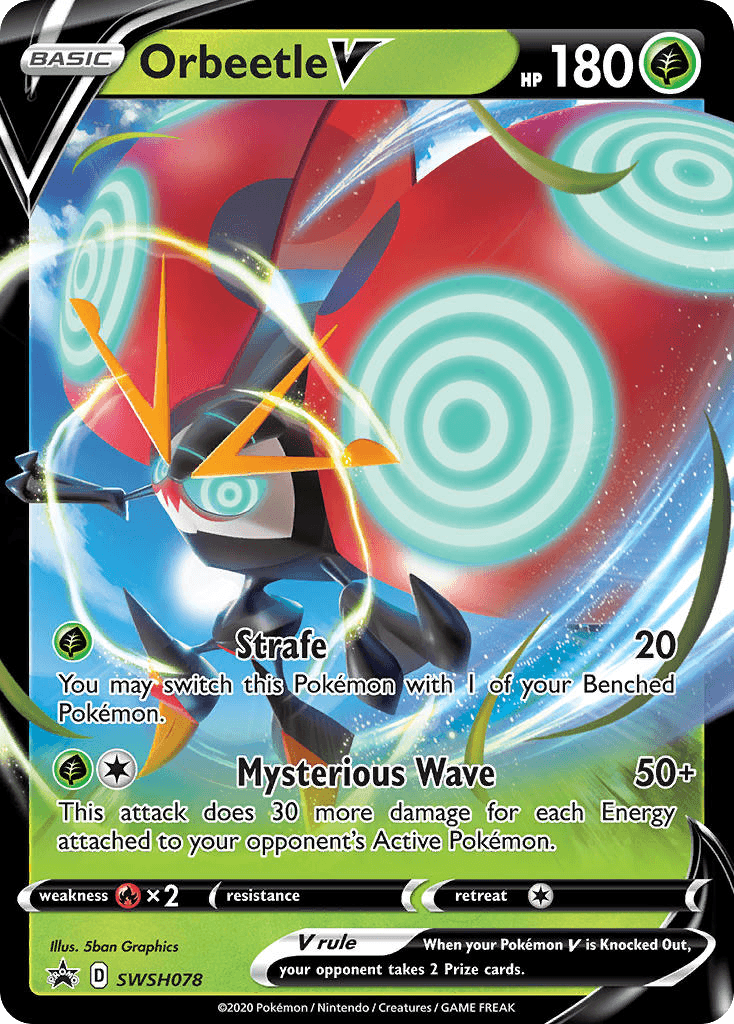 Orbeetle V: SWSH Black Star Promos