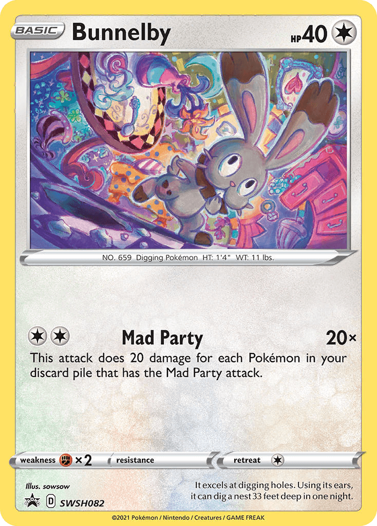 Bunnelby: SWSH Black Star Promos