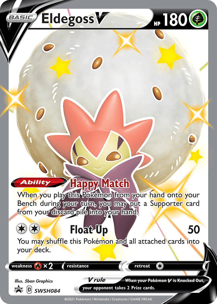 Eldegoss V: SWSH Black Star Promos