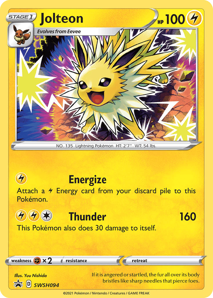 Jolteon: SWSH Black Star Promos