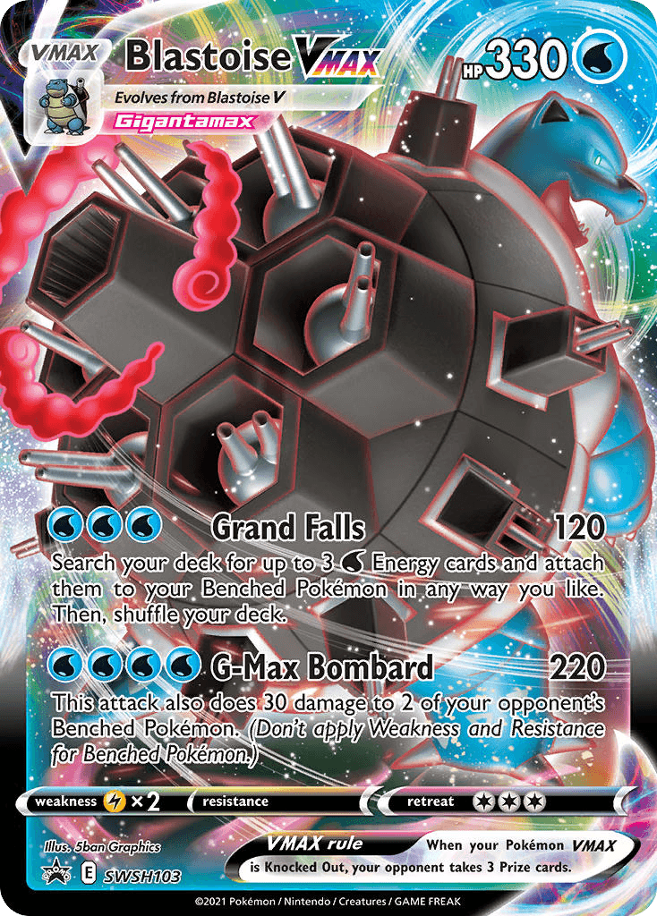 Blastoise VMAX: SWSH Black Star Promos