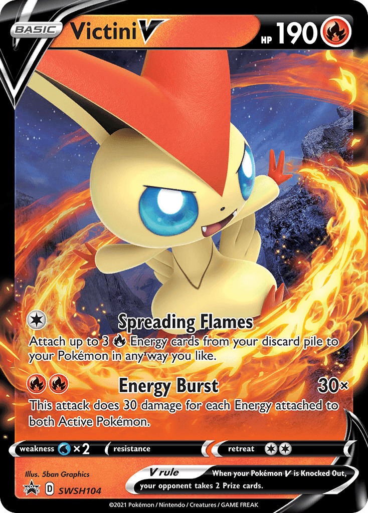Victini V: SWSH Black Star Promos