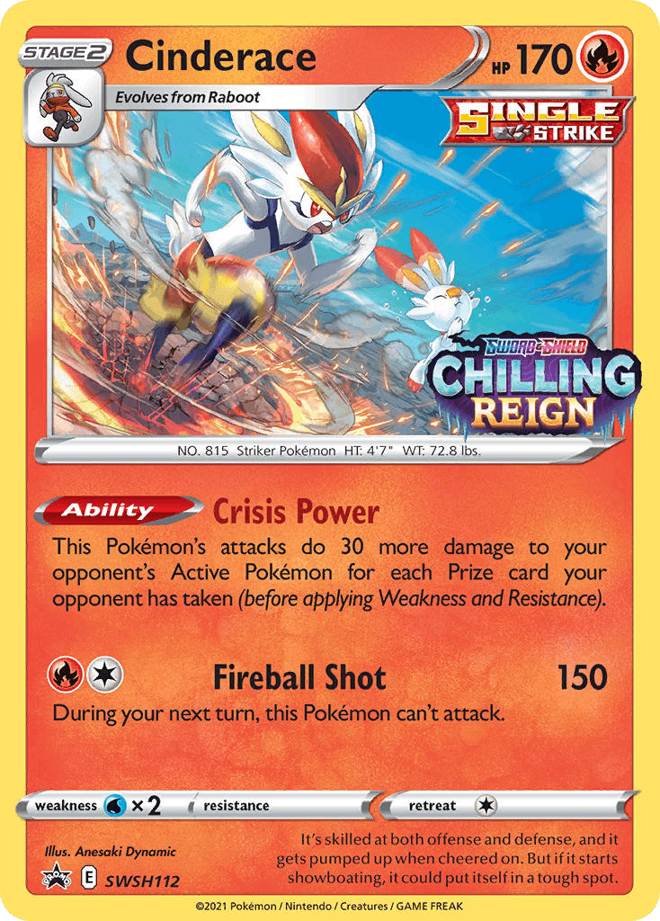 Cinderace: SWSH Black Star Promos