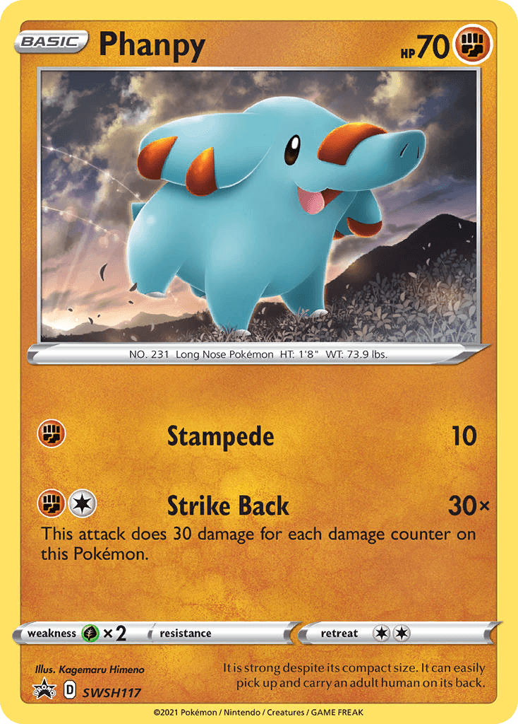 Phanpy: SWSH Black Star Promos
