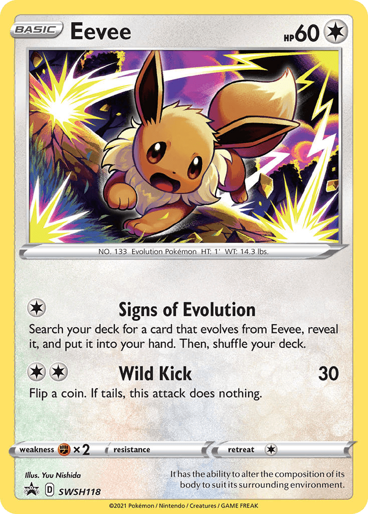 Eevee: SWSH Black Star Promos