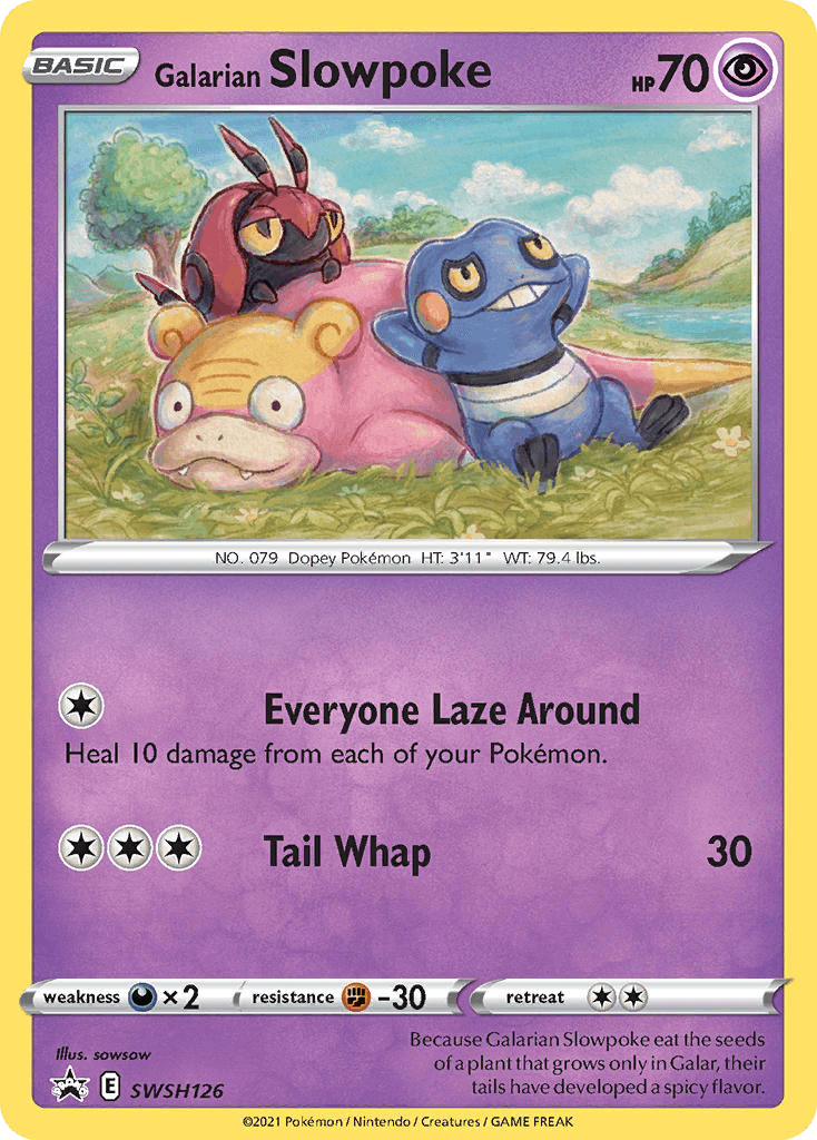 Galarian Slowpoke: SWSH Black Star Promos