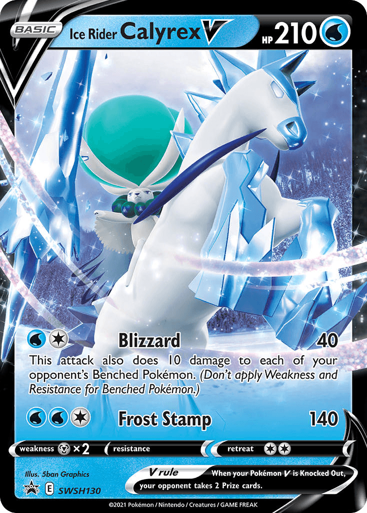 Ice Rider Calyrex V: SWSH Black Star Promos