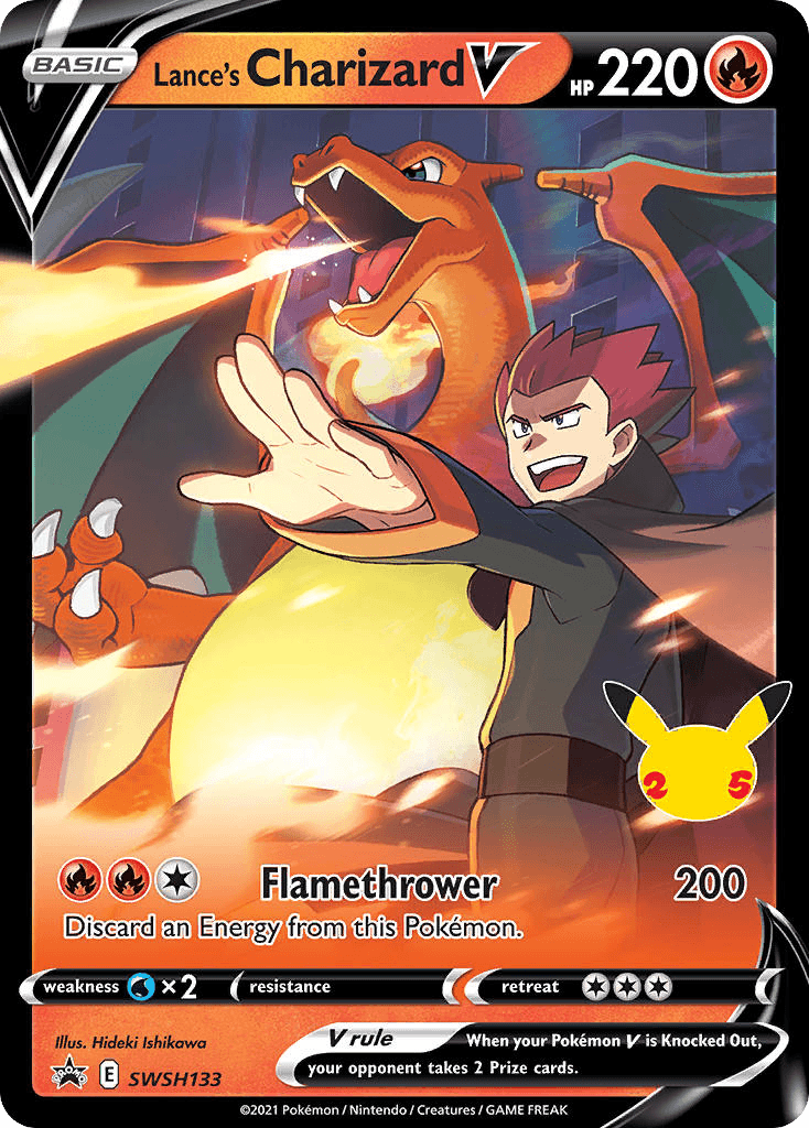 Lance's Charizard V: SWSH Black Star Promos