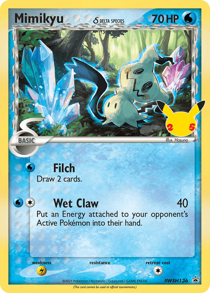 Mimikyu δ: SWSH Black Star Promos