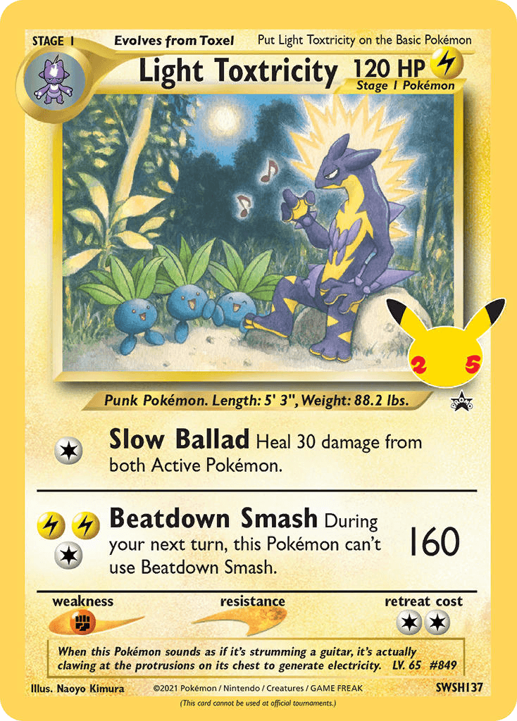 Light Toxtricity: SWSH Black Star Promos