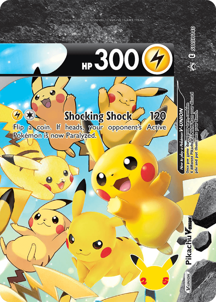Pikachu V-UNION: SWSH Black Star Promos