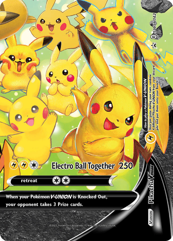 Pikachu V-UNION: SWSH Black Star Promos