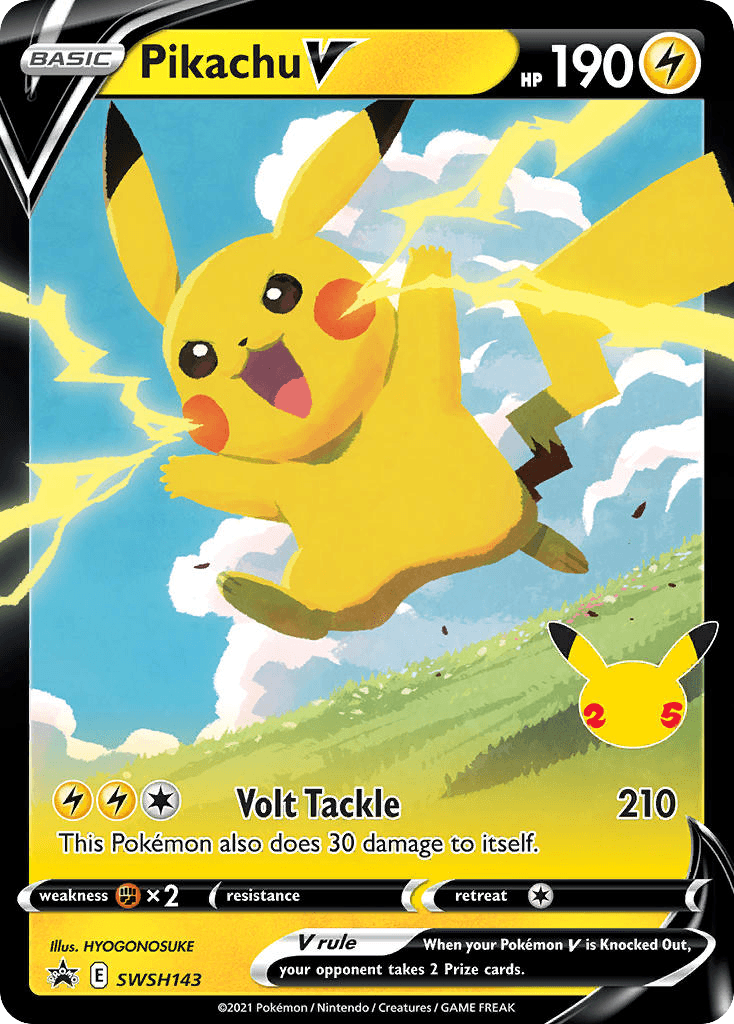 Pikachu V: SWSH Black Star Promos