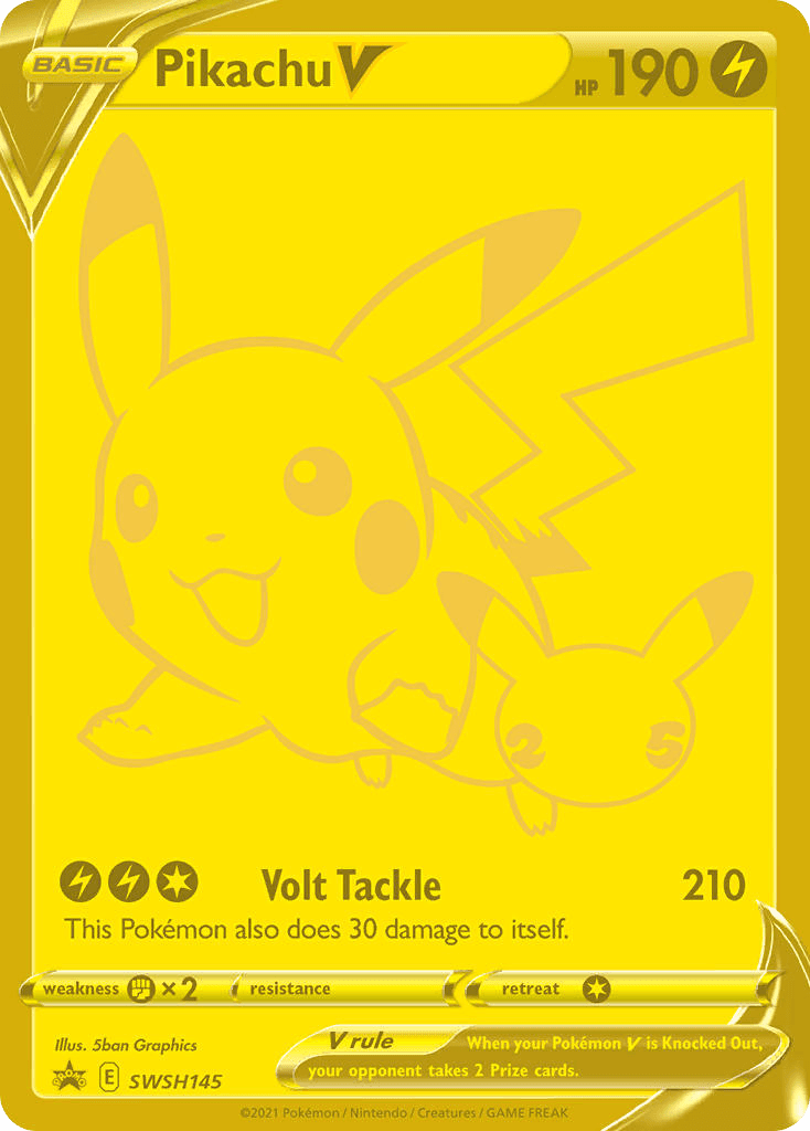 Pikachu V: SWSH Black Star Promos