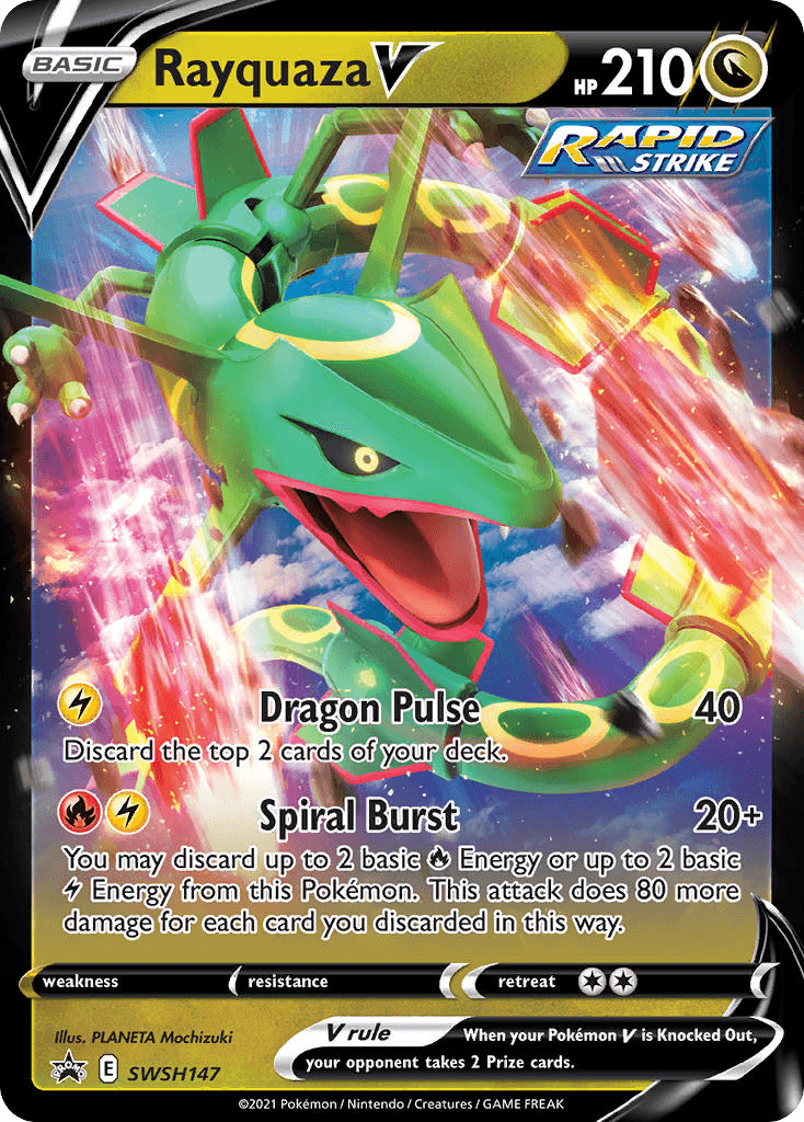 Rayquaza V: SWSH Black Star Promos
