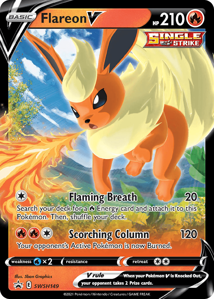 Flareon V: SWSH Black Star Promos