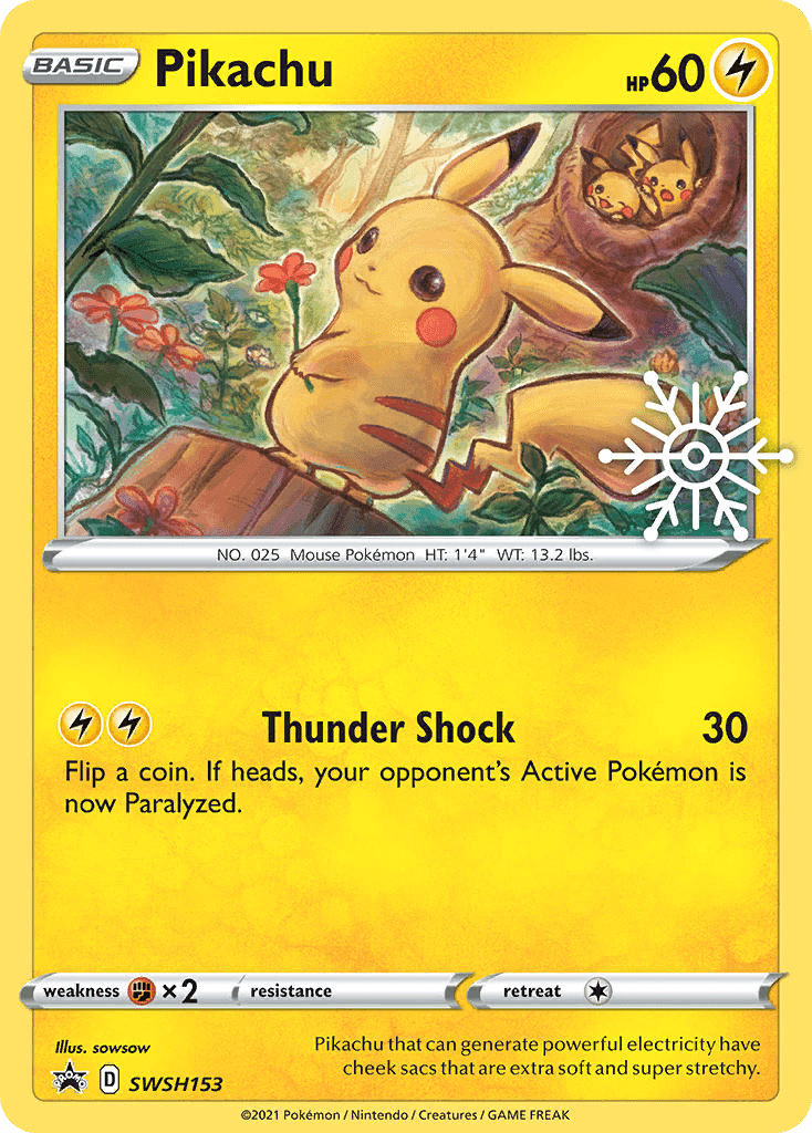 Pikachu: SWSH Black Star Promos
