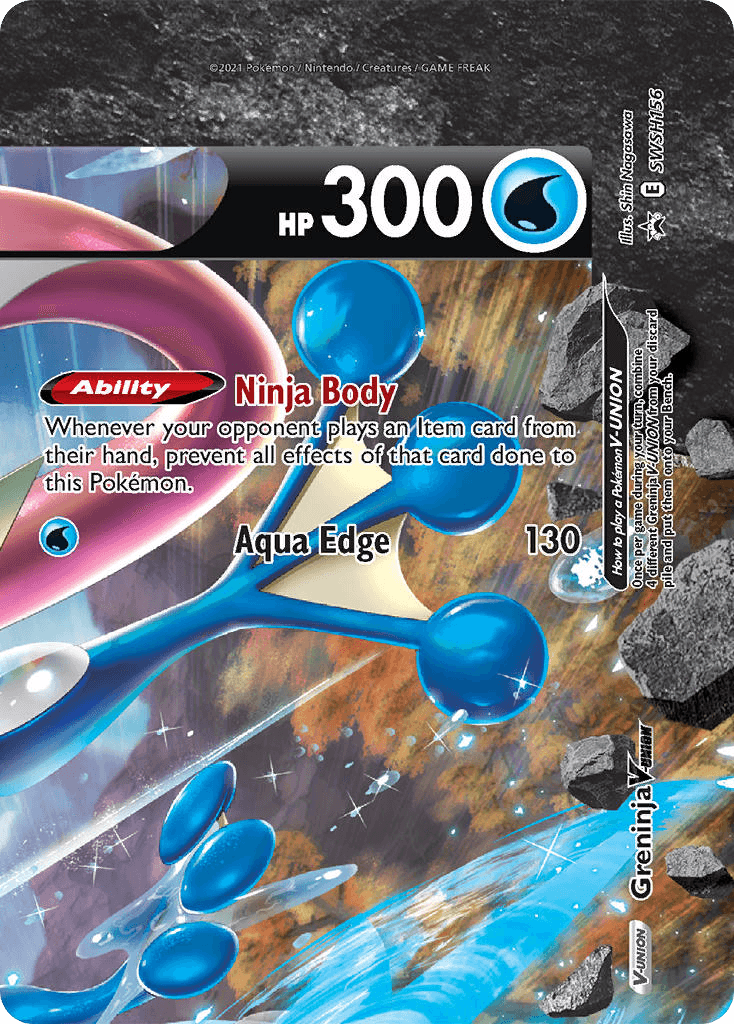 Greninja V-UNION: SWSH Black Star Promos