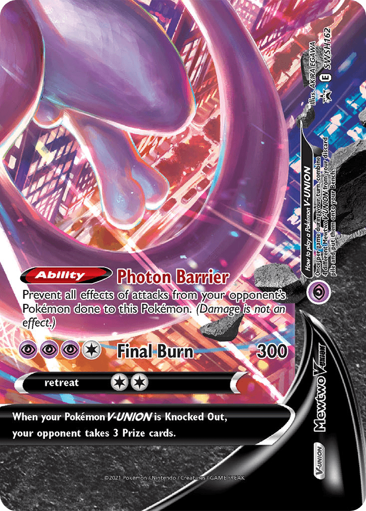 Mewtwo V-UNION: SWSH Black Star Promos