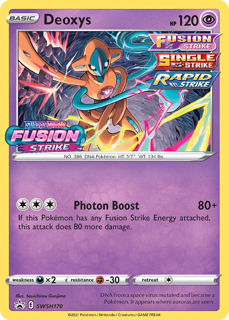 Deoxys: SWSH Black Star Promos