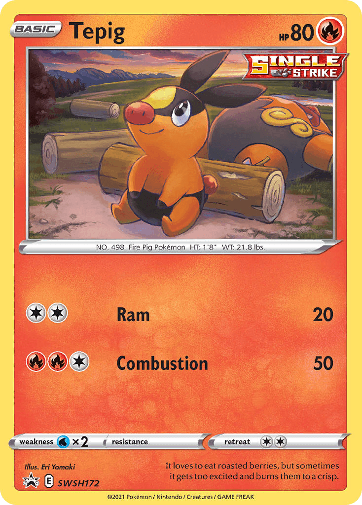 Tepig: SWSH Black Star Promos