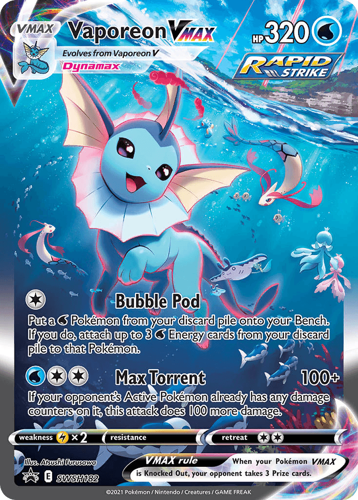 Vaporeon VMAX: SWSH Black Star Promos