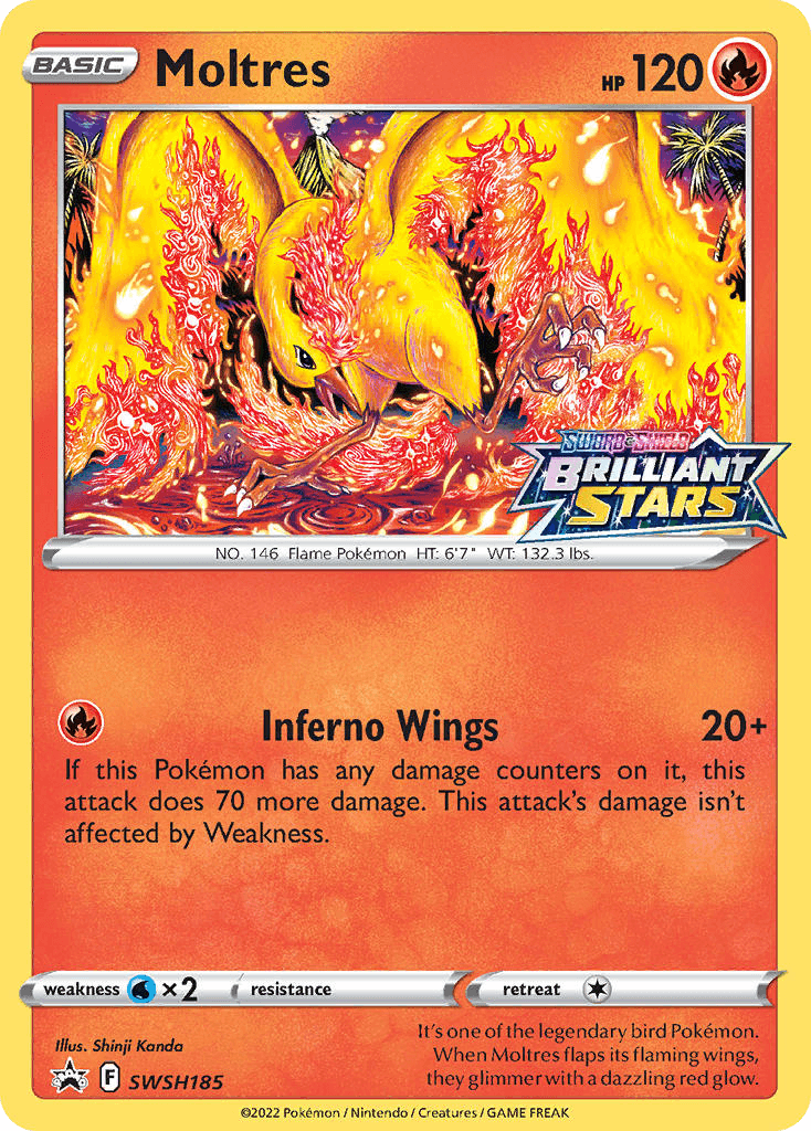 Moltres: SWSH Black Star Promos