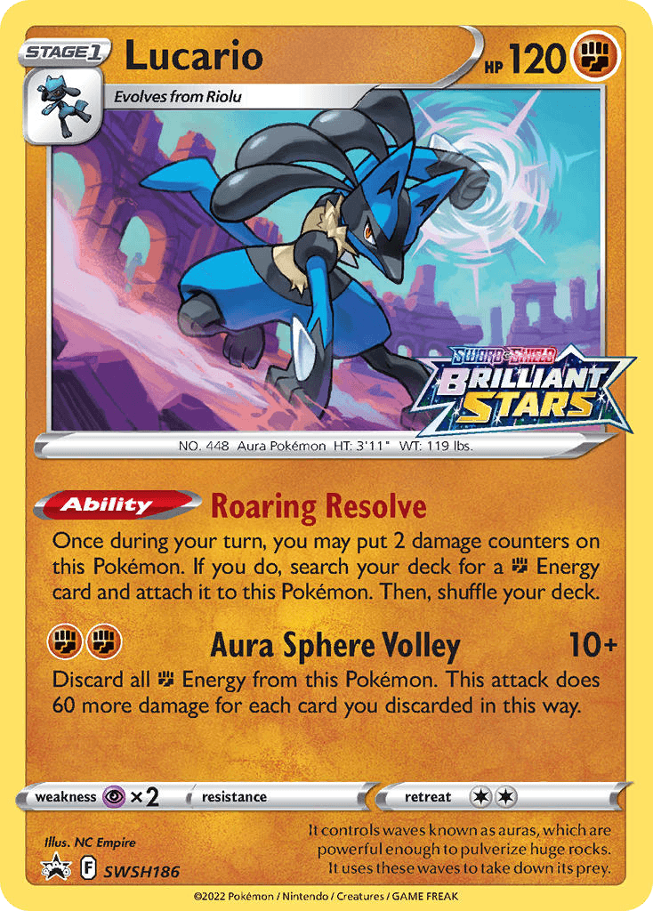 Lucario: SWSH Black Star Promos