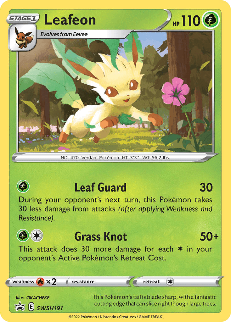 Leafeon: SWSH Black Star Promos