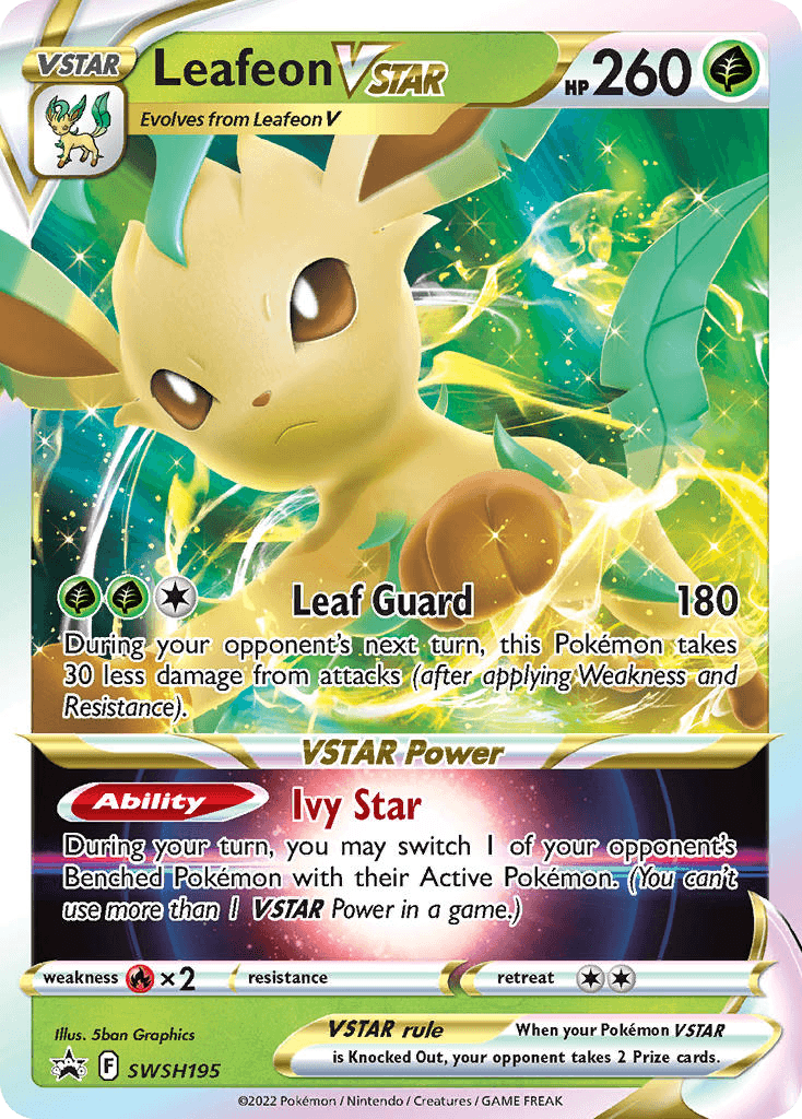 Leafeon VSTAR: SWSH Black Star Promos