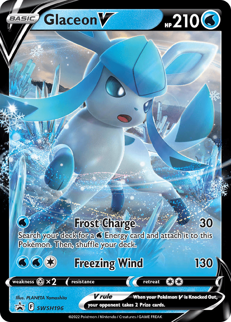 Glaceon V: SWSH Black Star Promos