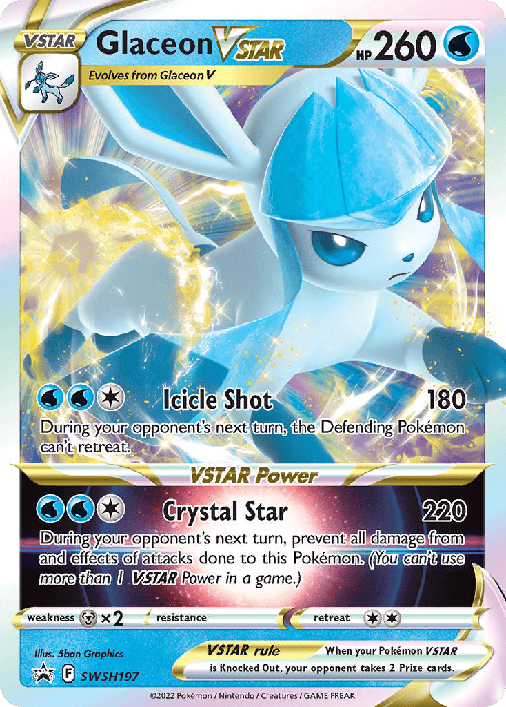 Glaceon VSTAR: SWSH Black Star Promos