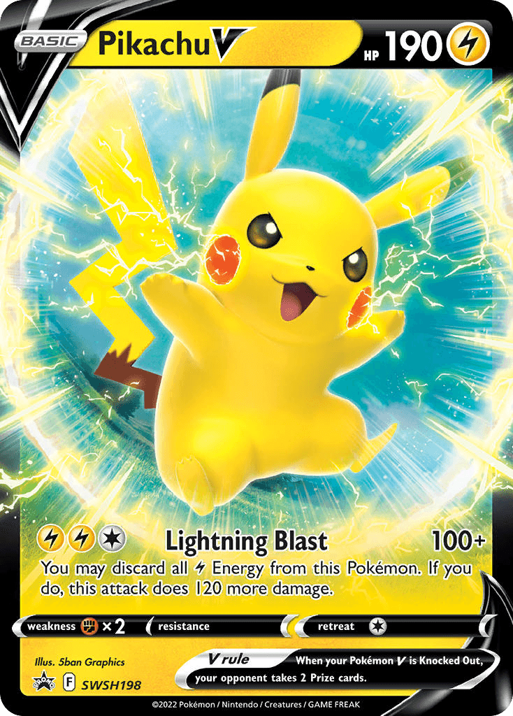 Pikachu V: SWSH Black Star Promos