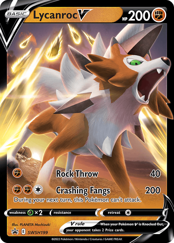 Lycanroc V: SWSH Black Star Promos