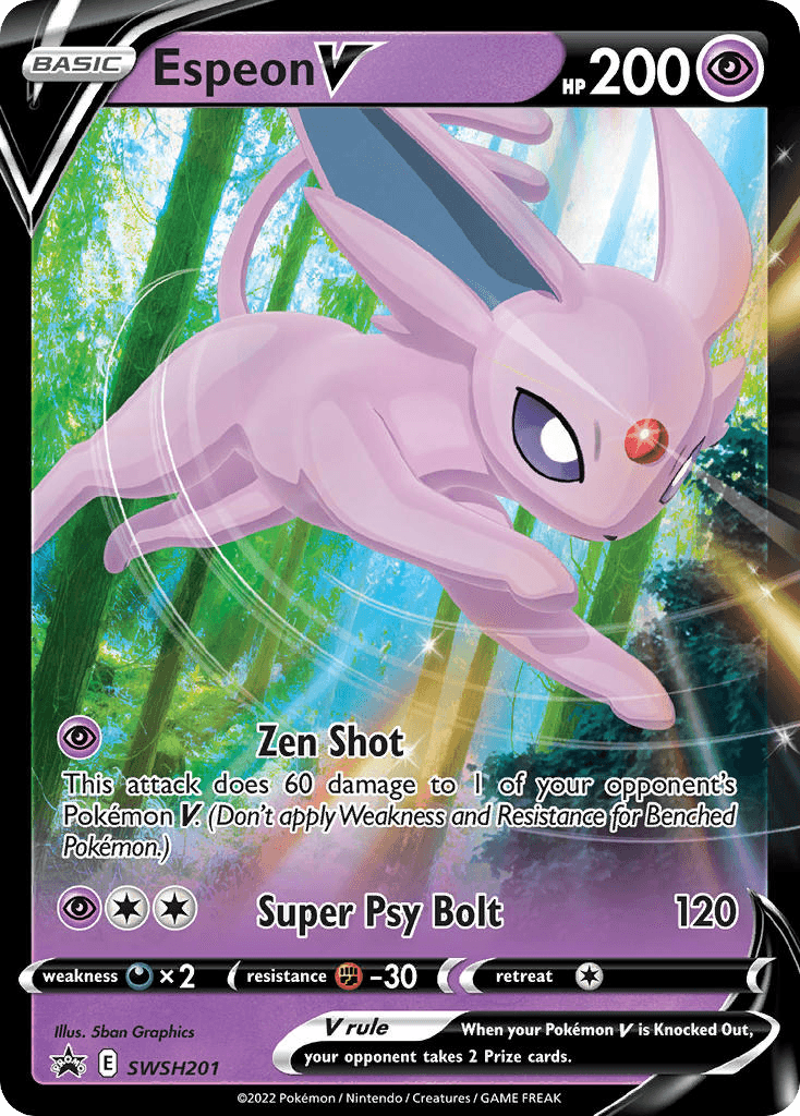 Espeon V: SWSH Black Star Promos
