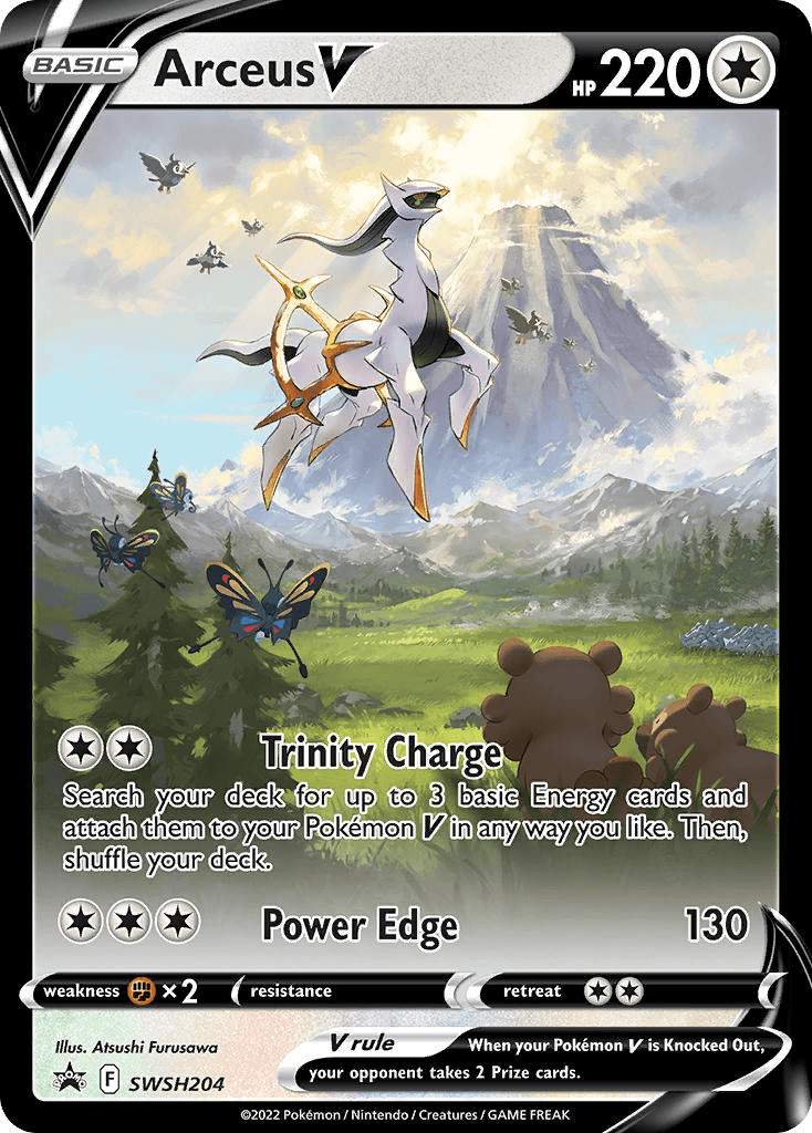 Arceus V: SWSH Black Star Promos