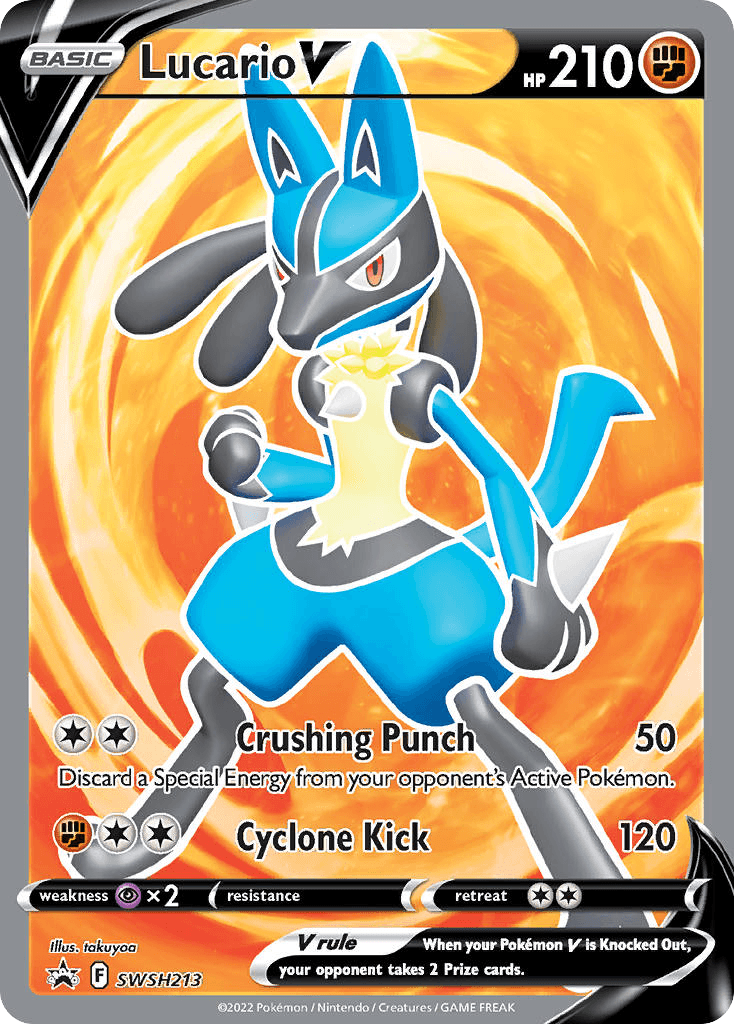Lucario V: SWSH Black Star Promos