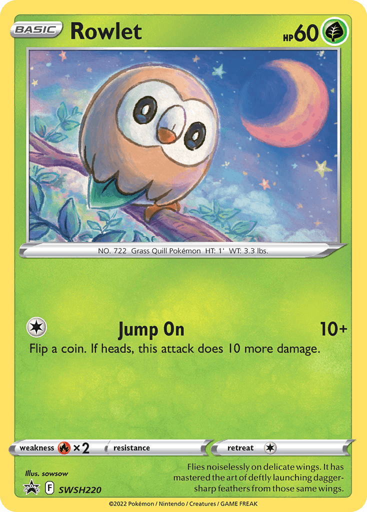 Rowlet: SWSH Black Star Promos
