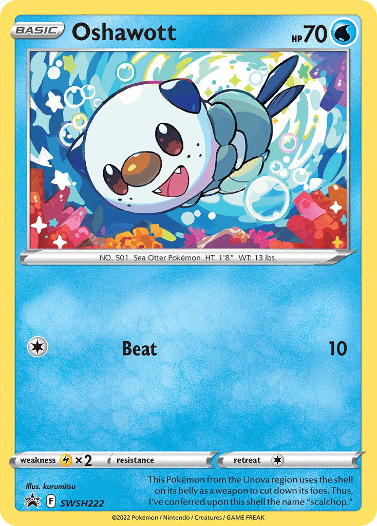 Oshawott: SWSH Black Star Promos