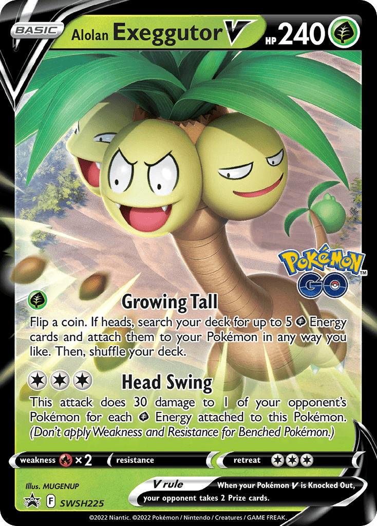Alolan Exeggutor V: SWSH Black Star Promos