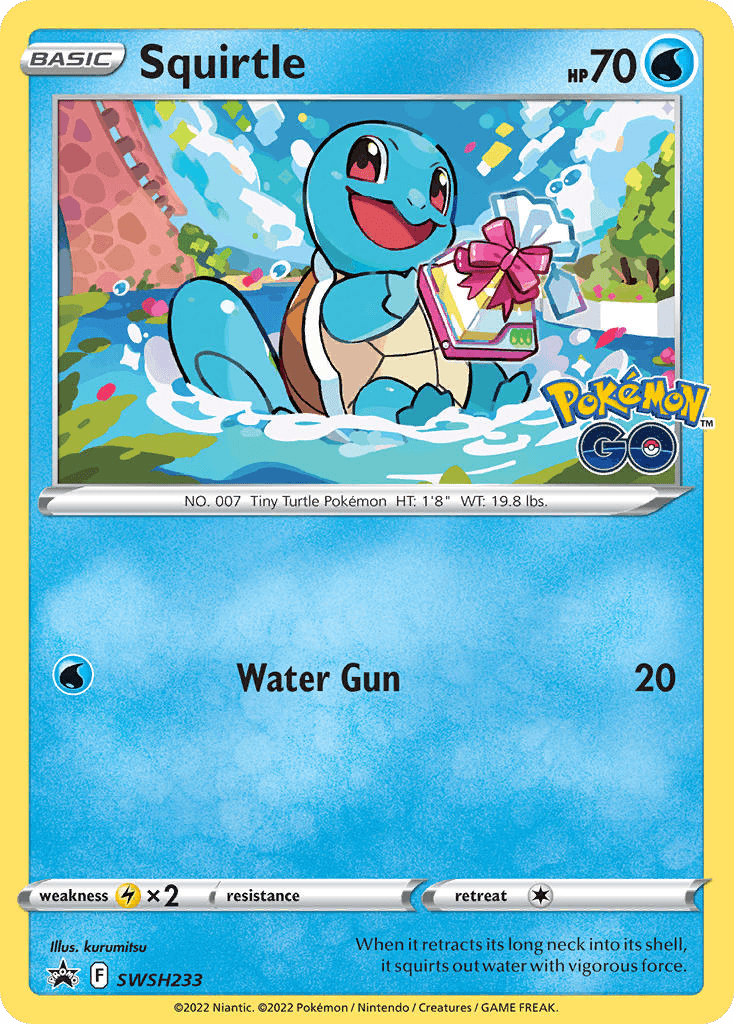 Squirtle: SWSH Black Star Promos