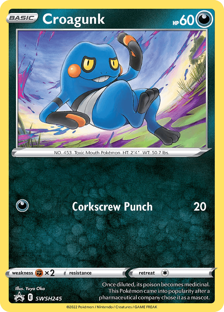 Croagunk: SWSH Black Star Promos