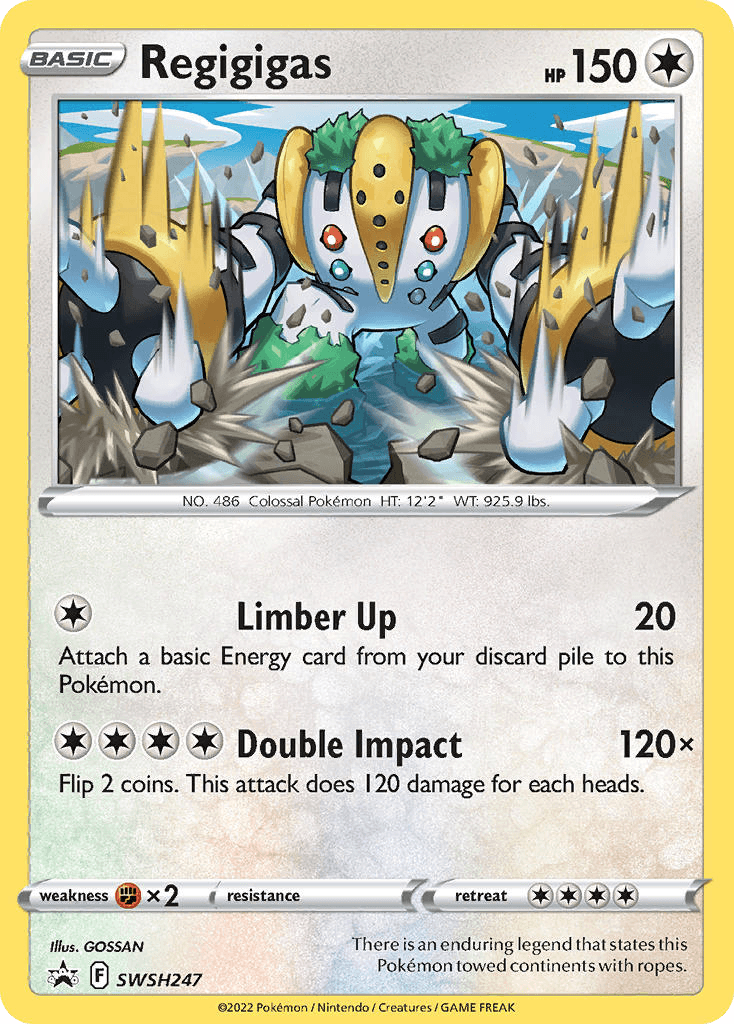 Regigigas: SWSH Black Star Promos