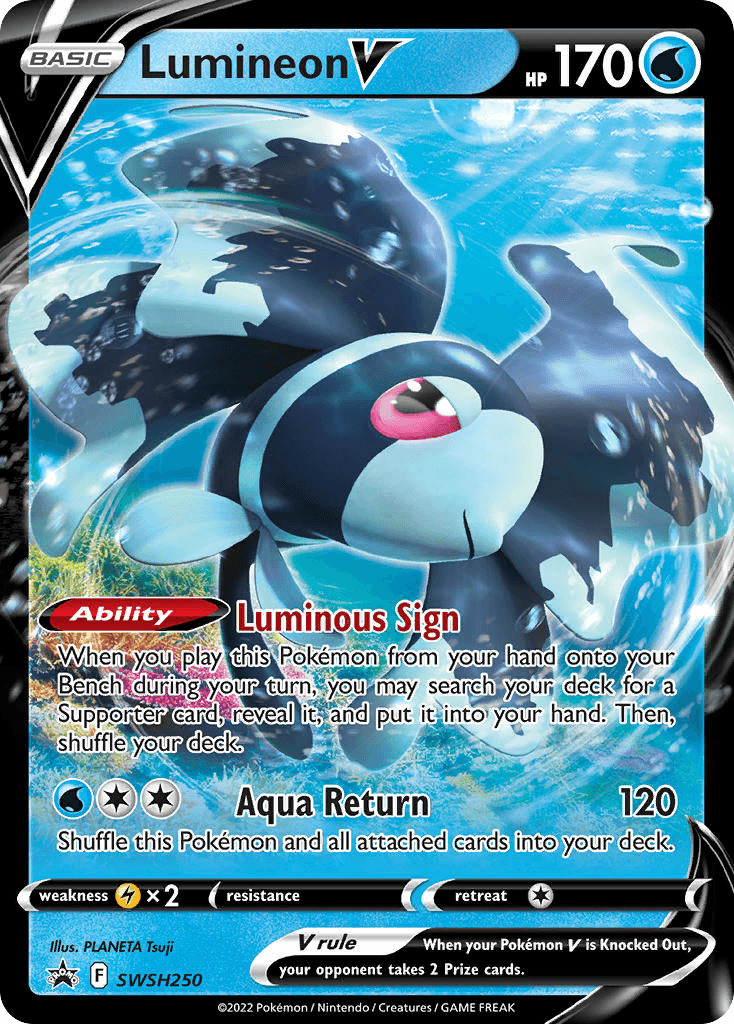 Lumineon V: SWSH Black Star Promos