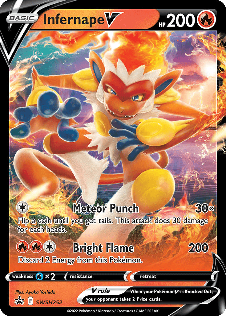 Infernape V: SWSH Black Star Promos