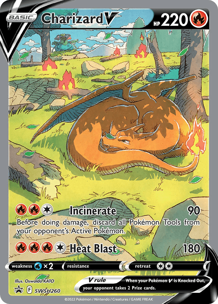 Charizard V: SWSH Black Star Promos